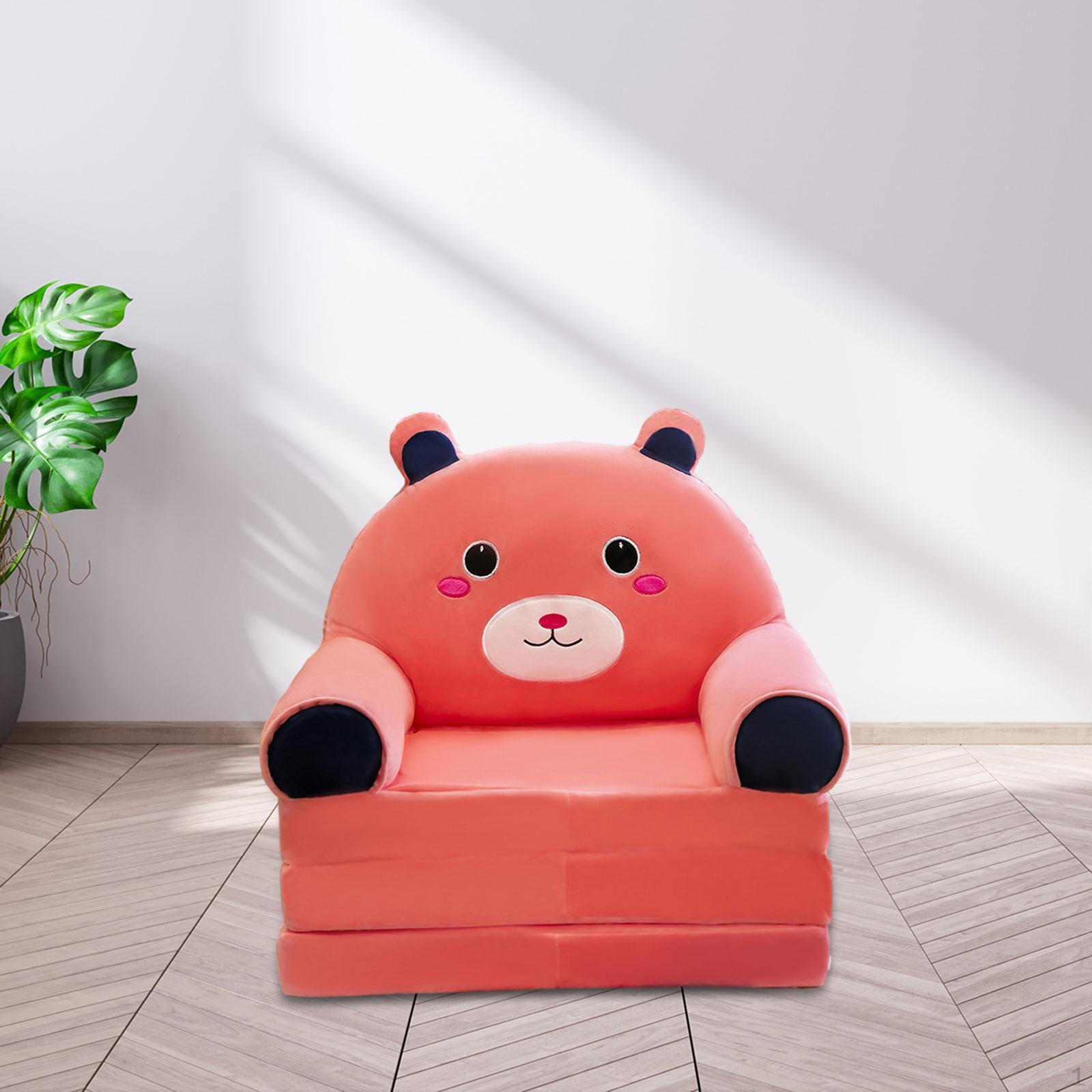 Детский складной диван-кровать, кресло, мягкая откидная спинка, портативное маленькое кресло-реклайнер, милый напольный диван, ленивый