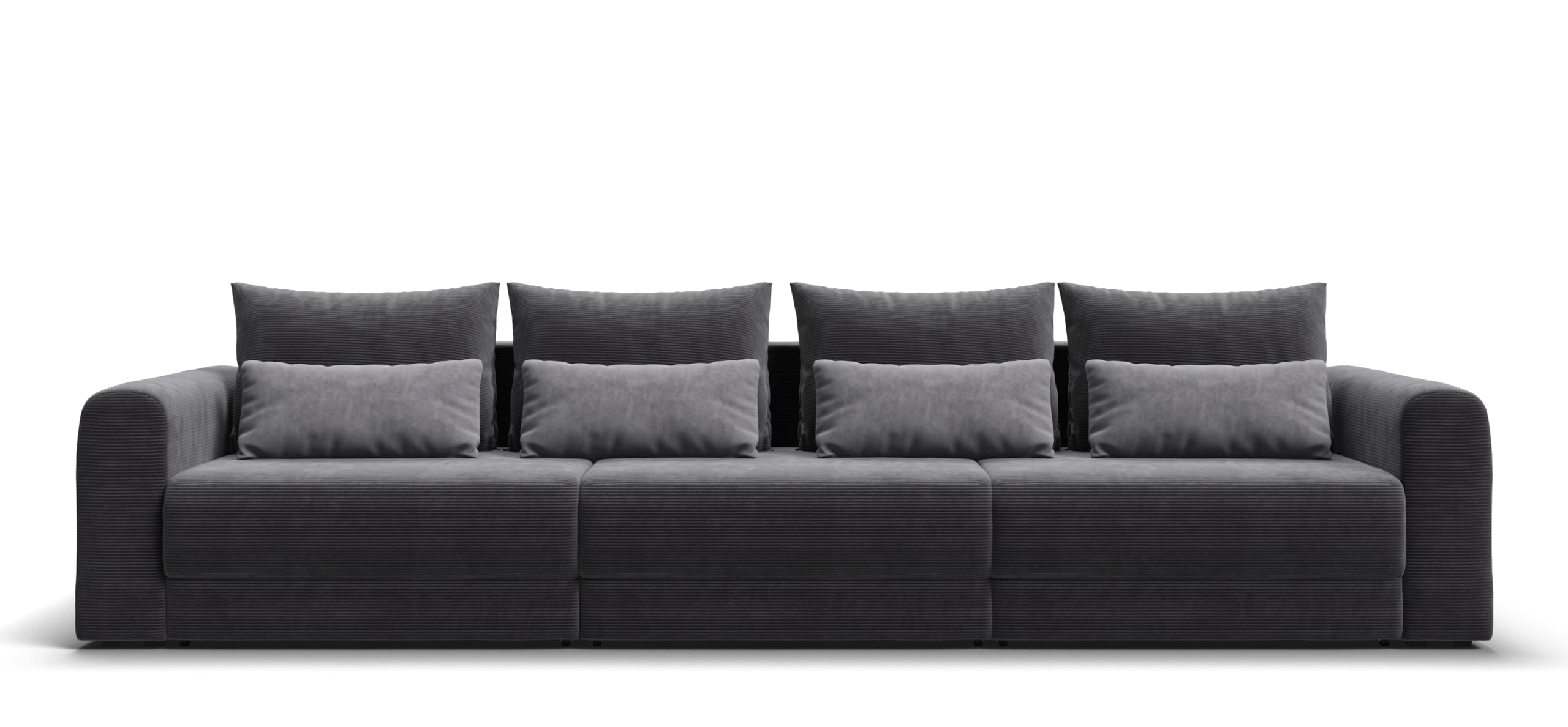 Модульный диван Ричмонд Модуль Макс Вельвет Корд графит