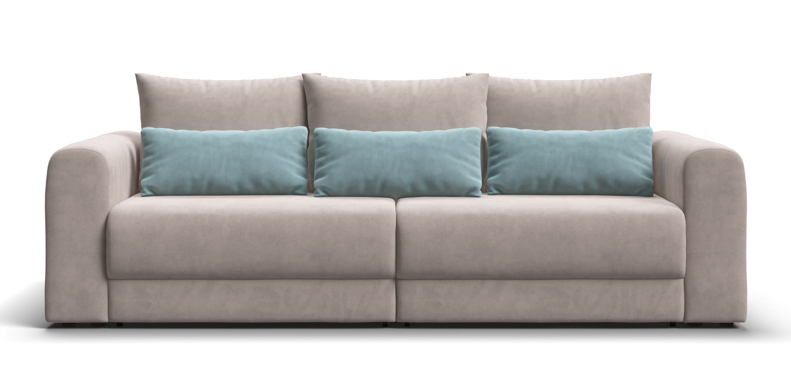 Модульный диван Ричмонд Модуль Велюр Монолит латте