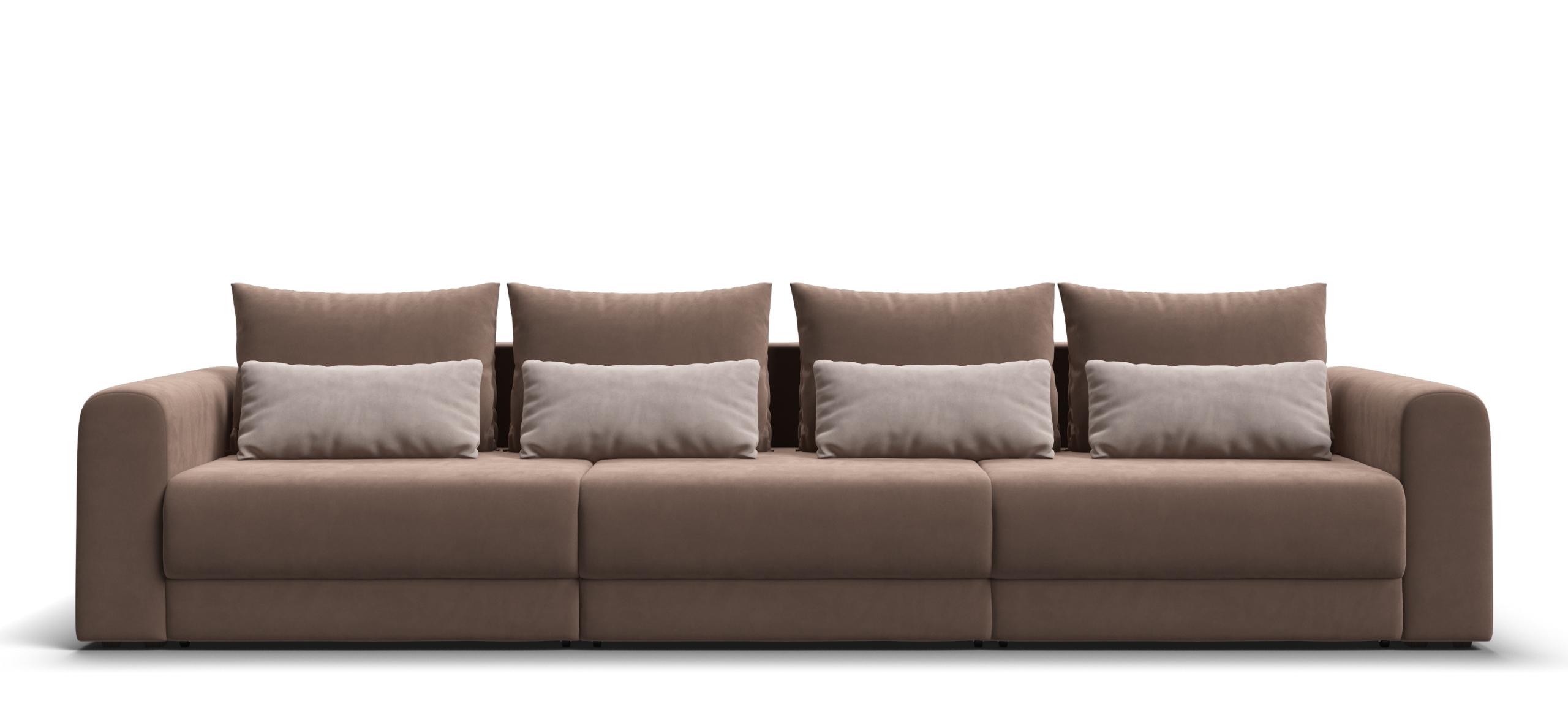 Модульный диван Ричмонд Модуль Макс Велюр Монолит мокко