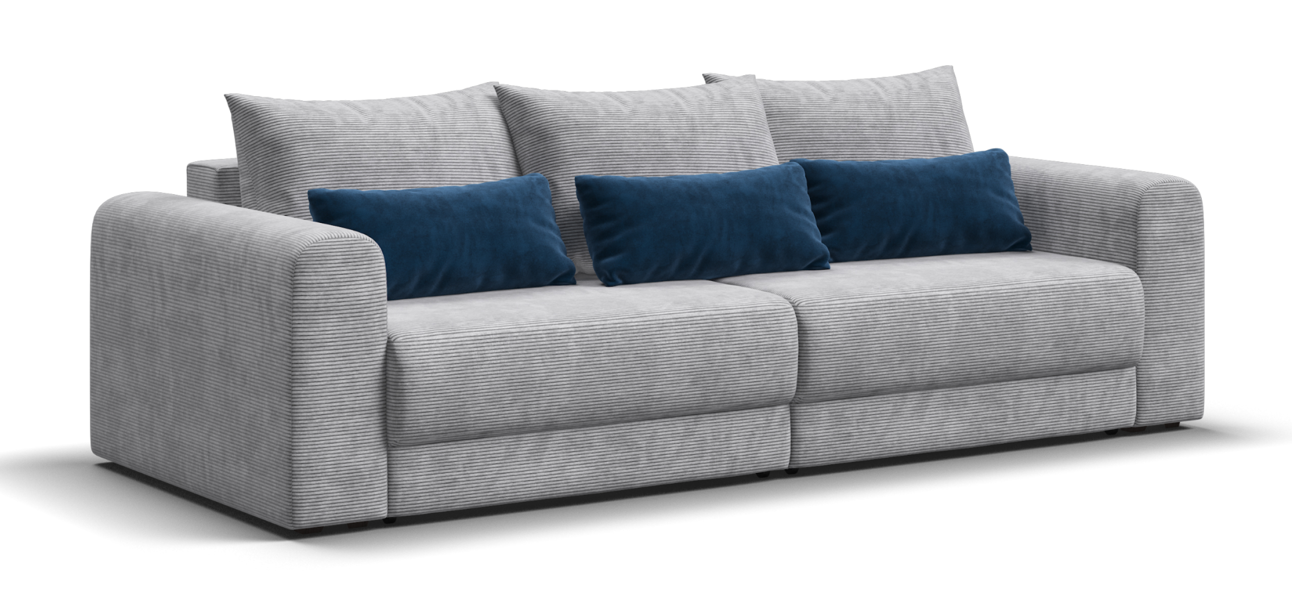 Модульный диван Ричмонд Модуль Вельвет Корд серый